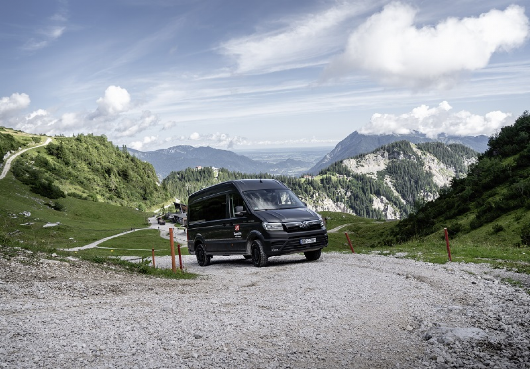 Der TGE 4x4 in den bayerischen Alpen