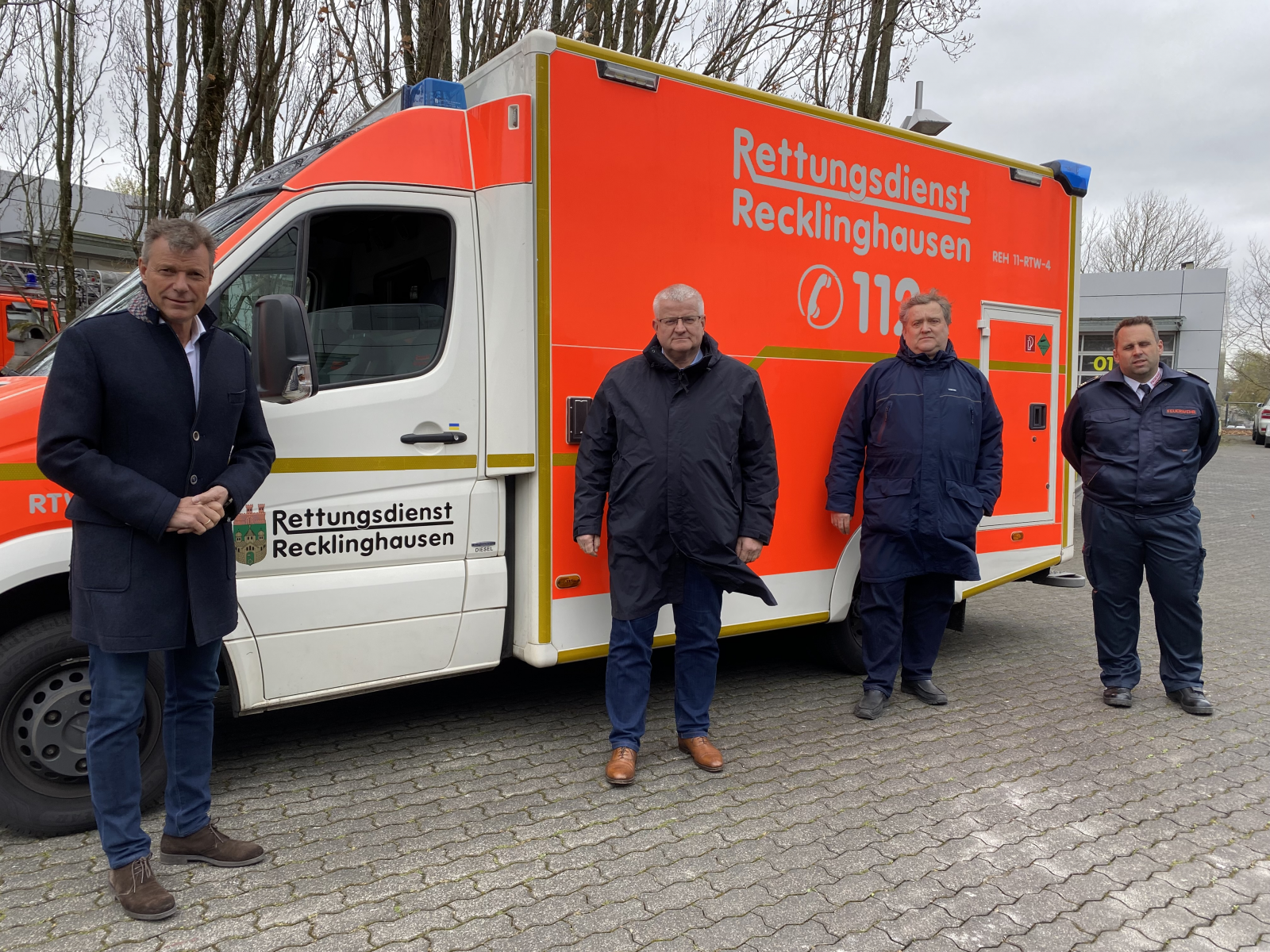 Feuerwehr Recklinghausen spendet Rettungswagen an die Ukraine