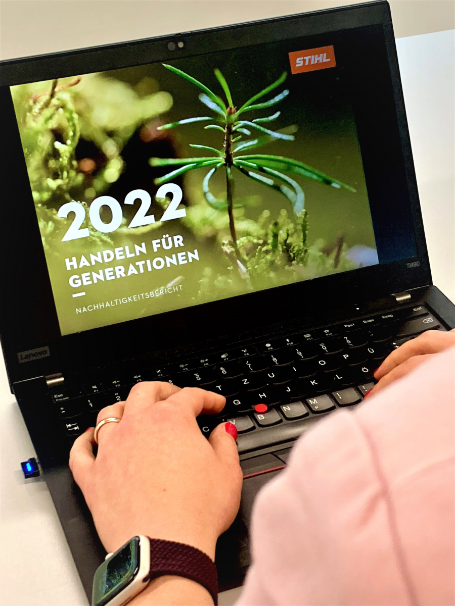 STIHL senkt CO2-Emissionen und veröffentlicht Nachhaltigkeitsbericht 2022