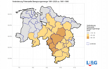 LBEG zeigt neue Daten zu Klimawandel und Boden auf NIBIS®-Kartenserver - Image