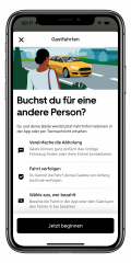 Neue Funktion in der Uber-App ermöglicht das Buchen von Fahrten für andere - Image