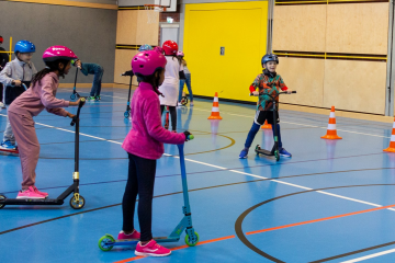 Die Grundschüler beim Training. Foto: Linda Hemming