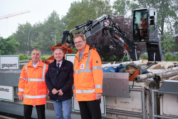 Stadtreinigung baggert jetzt elektrisch - Image