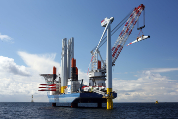 Quelle: EnBW Energie Baden-Württemberg AG - Erste Anlage des Offshore Windparks EnBW Baltic 2