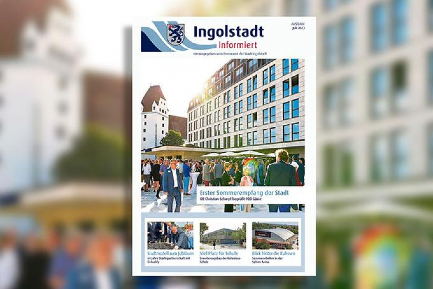 Monatlich berichtet die Beilage „Ingolstadt informiert“ über aktuelle Themen aus Stadtverwaltung und städtischen Tochterunternehmen