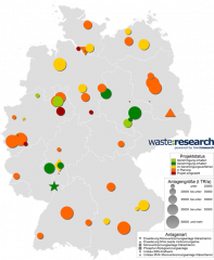 Abbildung 1: Verteilung von Neubauprojekten in Deutschland