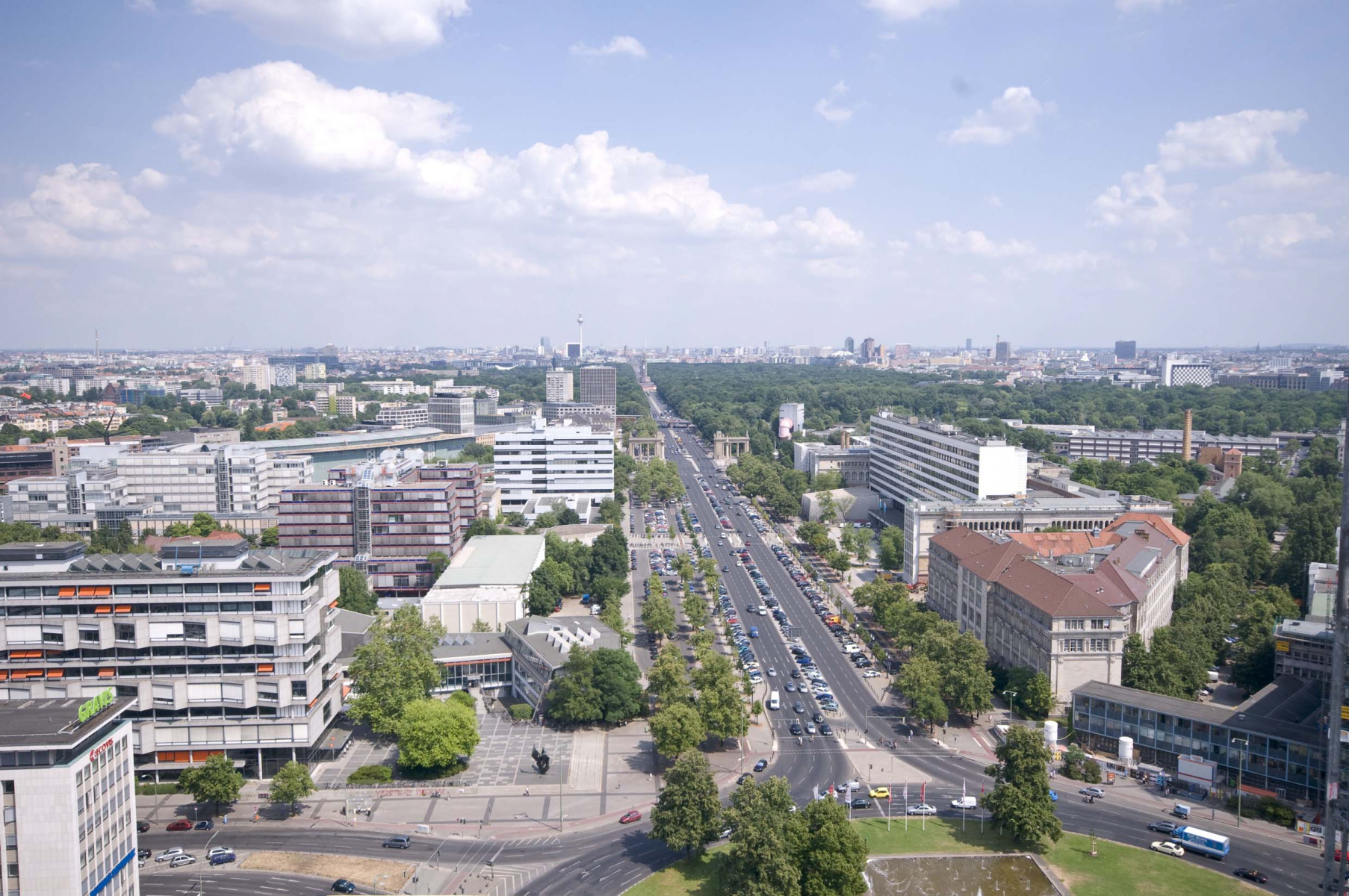 Digitale Protokollstrecke zwischen Ernst-Reuter-Platz und Brandenburger Tor