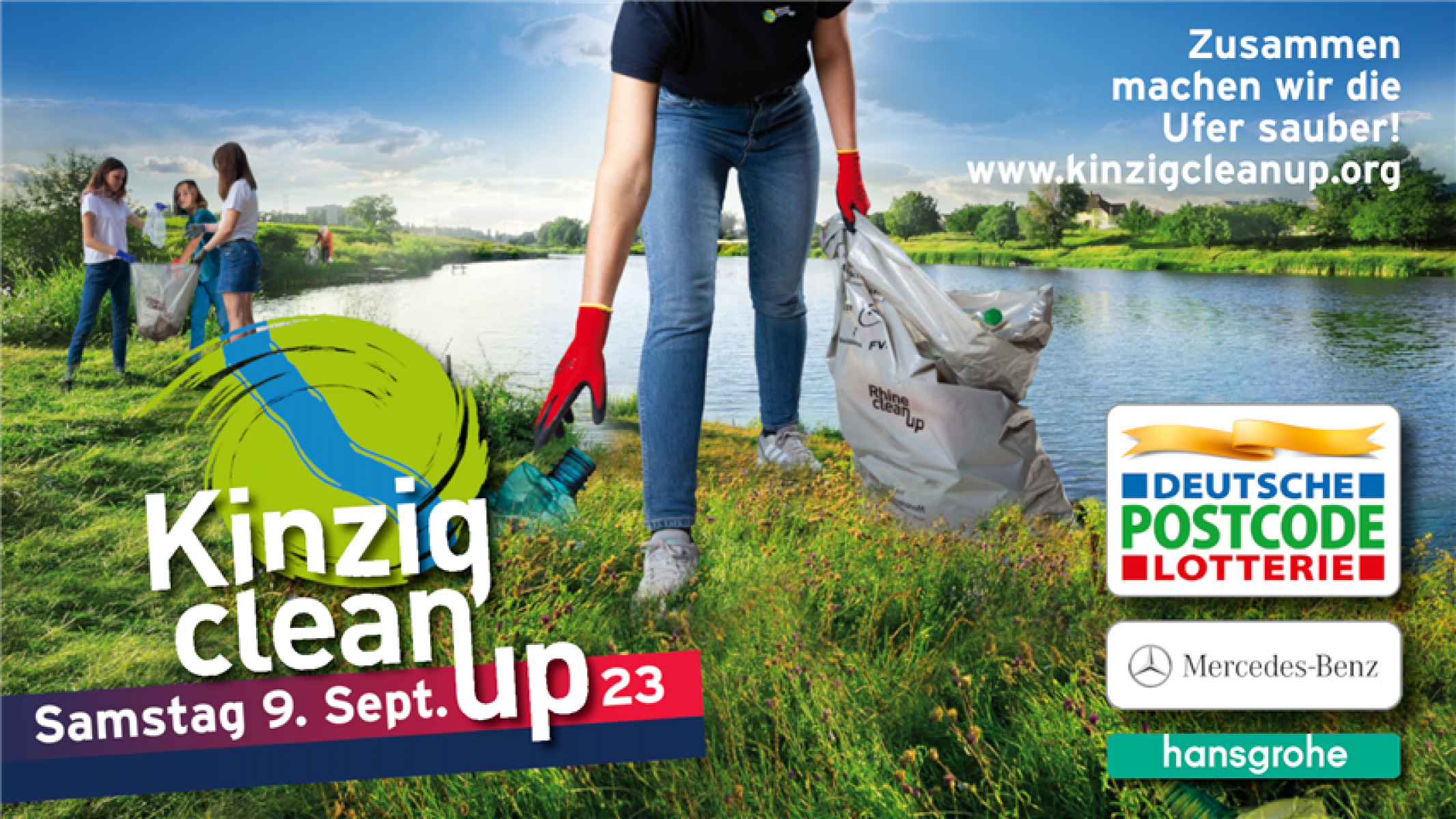 Umweltschutz fängt im Kleinen und vor der Haustüre an: Beim KinzigCleanUp am Samstag, dem 09. September 2023, zählt jede helfende Hand, um den Uferbereich der Kinzig von Müll zu befreien und damit einen wichtigen Beitrag zum Umweltschutz in der Region und