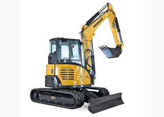 One of the most compact excavators in its class: the all-new ViO57-6.