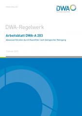 Abwasserfiltration durch Raumfilter nach biologischer Reinigung - Image