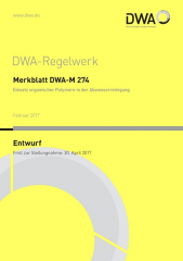 DWA-M 274: organische Polymere in der Abwasserreinigung - Image