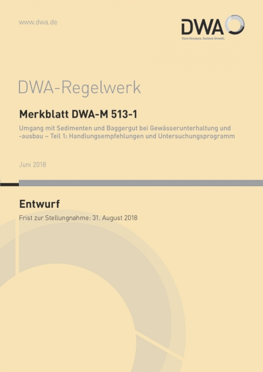 Umgang mit Sedimenten und Baggergut bei Gewässerunterhaltung und -ausbau