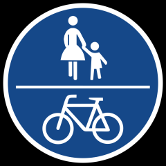 Straße oder Radweg